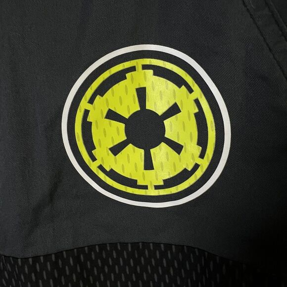 Star Wars Scrubs Top Mens XL Black Stormtrooper Empire Mesh Pockets Shirt Sci-Fi - Picture 4 of 11